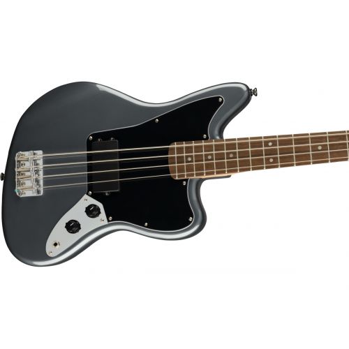 Бас-гитара SQUIER AFFINITY SERIES JAGUAR BASS LR CHARCOAL FROST METALLIC